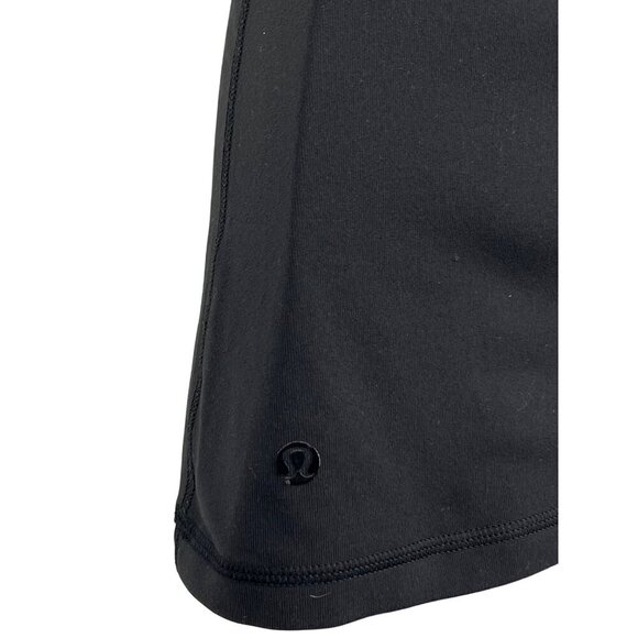 Lululemon Black Racerback Tank Top Built In Bra Size 4 6 Sleeveless Athletic EUC - Picture 4 of 4